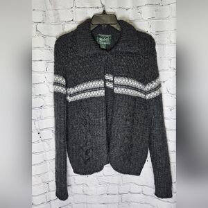 Woolrich Women's Gray Wool/‎ Lambs Wool Cardigan Size Medium